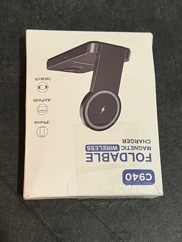 Photo 1 of 3 in 1 Magnetic Wireless for iPhone Charging Station: Foldable Portable Charger for iPhone 17-12 Pro Max & Apple Watch & AirPods, for Apple Multiple Devices Charger for Home,Office&Travel