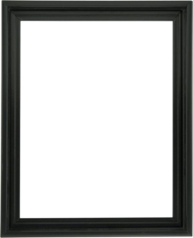 Photo 1 of Creative Mark Illusions Floater Canvas Frame for 1-1/2" Deep Canvases, Black 18x24, Single - Floating Canvas Art Illusion - No Glass or Backing, Gallery Wall Display, Black Interior
