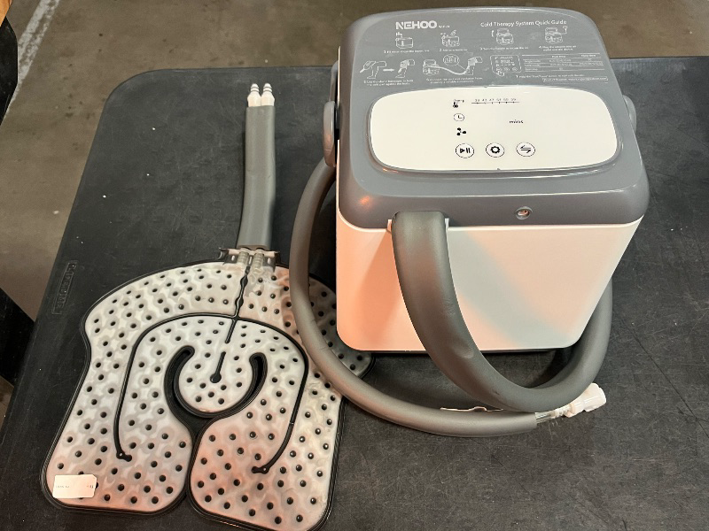 Photo 1 of Cold Therapy System, Programable Ice Therapy Machine, Post-Surgery Continuous Cryotherapy Cold Pack, Universal Pad for Knee, Ankle, Cervical, Back and Leg
