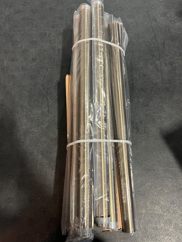 Photo 1 of Bronze Decorative Curtain Rods for Windows:66-120" Adjustable Farmhouse Curtain Rod for Bedroom Living Room,Heavy Duty Rustic Drapery Rods with Eagle Finials Easy Install,Antique Bronze Gold 2 Pack