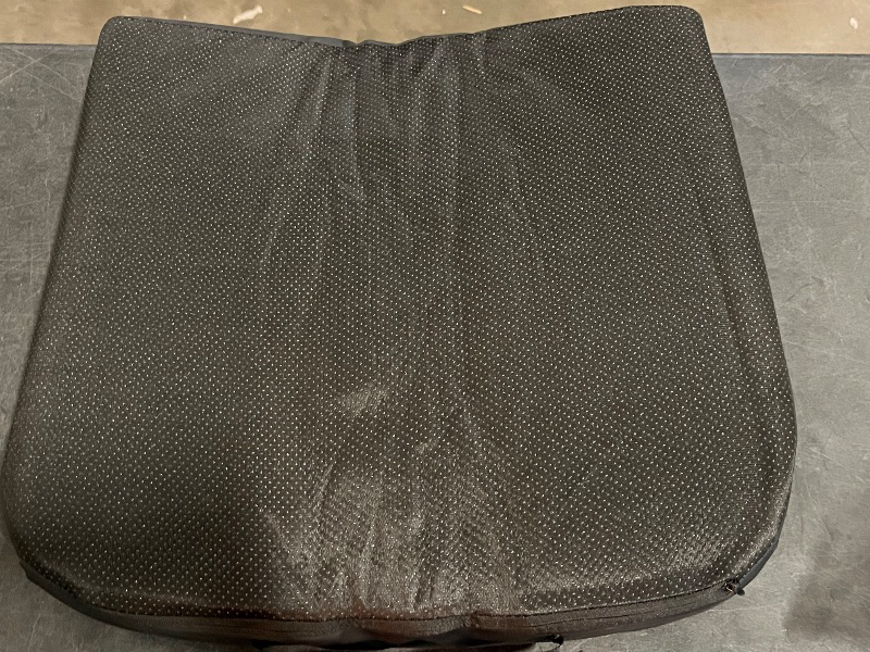 Photo 1 of Car Seat Cushion – Memory Foam Pad for Driving Comfort – Boosts Height and Relieves Coccyx & Lower Back Pain – Car, Truck, Office Chair (Leather & 4D Mesh Black)