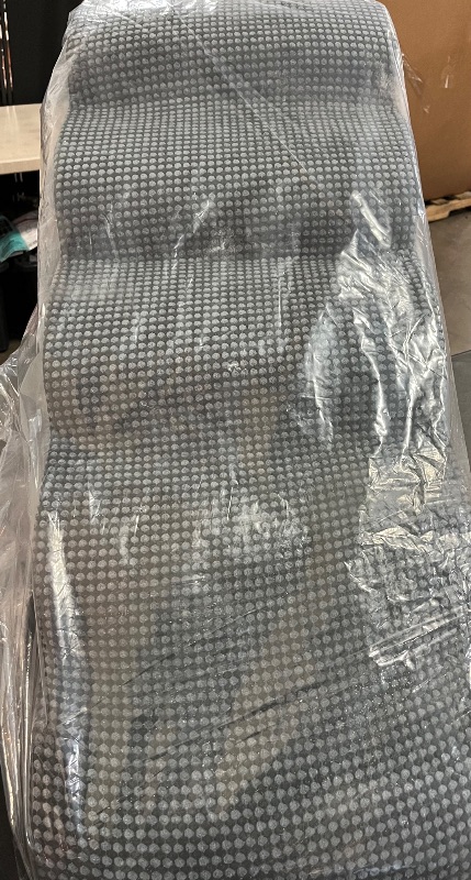 Photo 1 of Extra Wide Dog Stairs 19.7" Width, Large Pet Step for Small Medium Dog, Puppy or Cat, Ramp for High Bed or Car, High Density Foam Ladder, Stable, 5 Step, 19.7x33x22.4 in, Charcoal Grey
