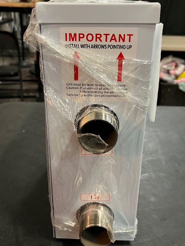 Photo 1 of Electric Pool Heater for Inground & Above Ground Pools 11KW 220V, Hot Tub Heaters with Digital Touch Screen, SPA Water Thermostat Swimming Pool Warmer
