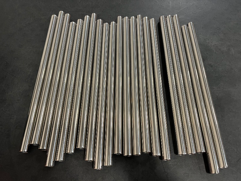 Photo 1 of 304 Stainless Steel Solid Rods Bar Round Seamless Straight Steel Metal Capillary Pipe Tubing for Industry DIY Projects - Pack of 20