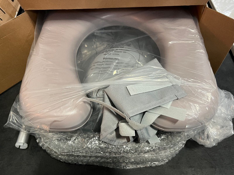 Photo 1 of 3 in1 Aluminum Bedside Commode, Standard Seat, Portable Toilet,400 lbs,Toilet Frames with Seat,with Sack (Standard)
