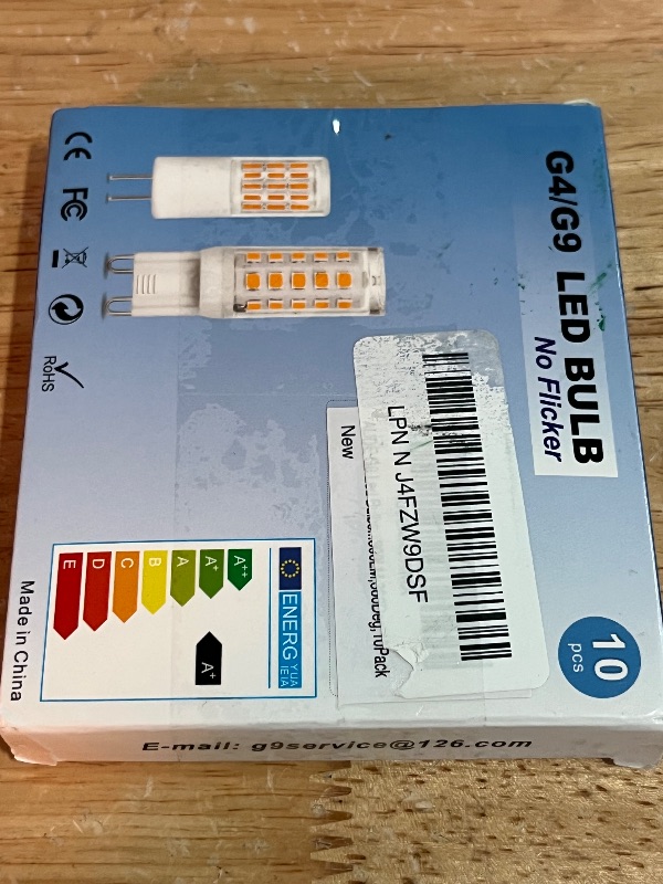 Photo 1 of ALIDE G9 Led Bulbs Dimmable 3W Replace 20W 25W 30W Halogen Equivalent,2700K Soft Warm White, AC120V G9 Clear T4 Bi-pin Led Bulbs for Chandelier Pendant Wall Home Lighting,300LM,360 Deg,10Pack
