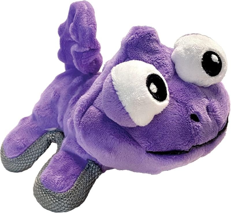 Photo 1 of FOUFIT Mini Tuffs Plush Toy for Dogs, Chameleon
