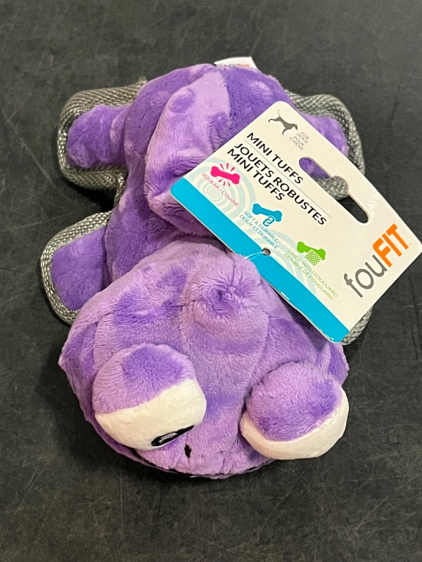 Photo 1 of FOUFIT Mini Tuffs Plush Toy for Dogs, Chameleon
