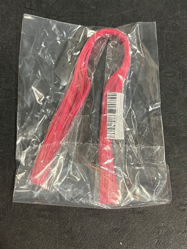 Photo 1 of ODETOJOY 1/16 inch Quilling Paper Strips 1.5mm Solid Colors Succulents Plant DIY Single Color Paper Quilling Strip (Rose)