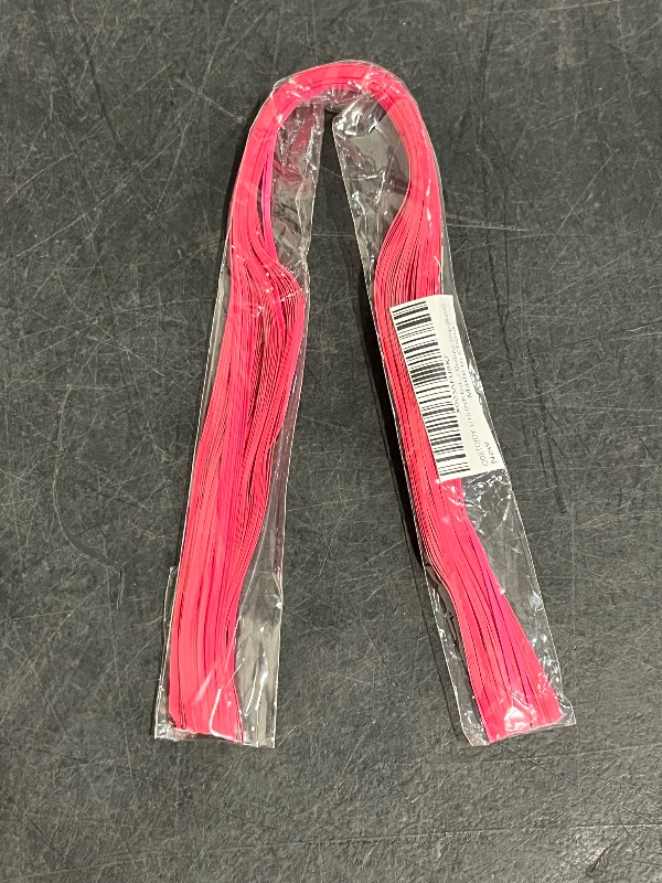 Photo 1 of ODETOJOY 1/16 inch Quilling Paper Strips 1.5mm Solid Colors Succulents Plant DIY Single Color Paper Quilling Strip (Rose)