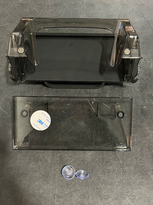 Photo 1 of For Tesla Model Y Juniper Under Screen Storage Organizer 2025-2026/Model 3 Highland 2024-2026, Hideable Center Console Organizer Tray for Tesla Model Y Juniper Accessories, Black
