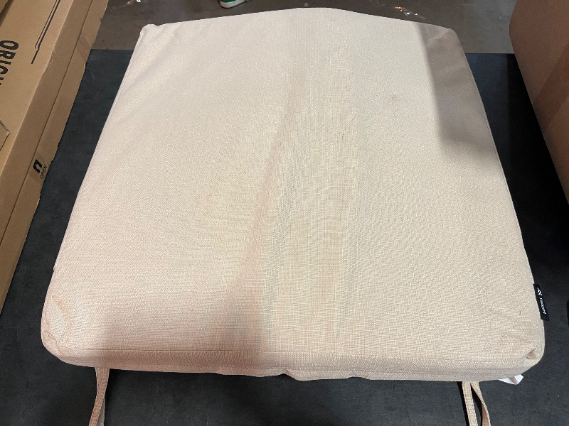 Photo 1 of Favoyard Outdoor Seat Cushion Set 24 x 24 Inch Water-Resistant & Fade-Resistant Patio Furniture Cushions with Removable Cover Deep Seat & Back Cushion with Handle and Adjustable Straps for Chair Sofa
