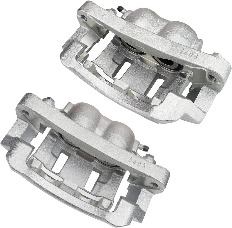 Photo 1 of DRIVESTAR 18B4790 18B4791 Front Brake Calipers for Ford 1999-2004 F250 Super Duty/ 1999-2004 F350 Super Duty/ 2000-2005 Excursion, OE-Quality New Disc Brake Caliper Pair
