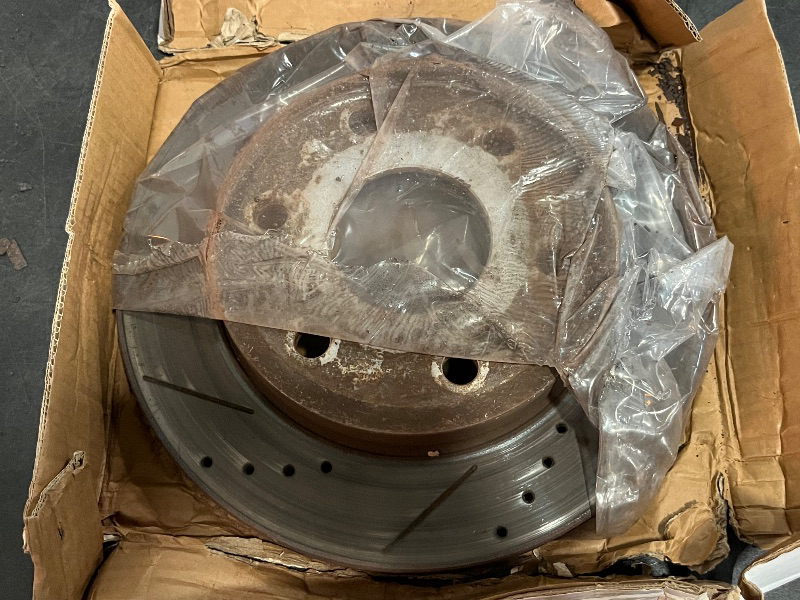 Photo 1 of ACDelco Silver Non-Coated Front Brake Rotor 18A925A | GM 19241877 Brake Rotors for Select Cadillac Escalade, Chevy Silverado, Chevrolet Suburban, Tahoe, GMC Sierra, Yukon, and more
