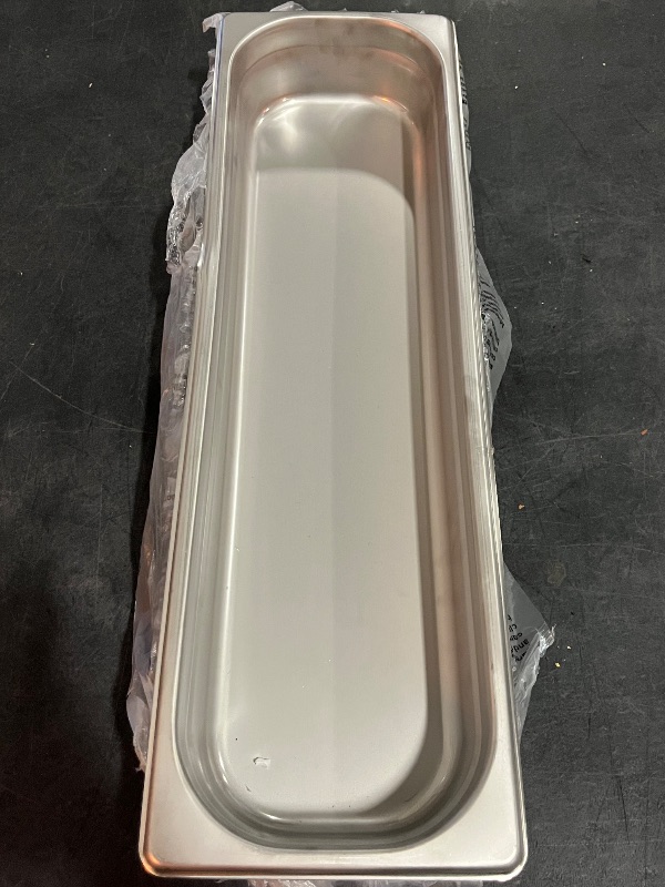 Photo 1 of Carlisle FoodService Products Durapan Long Steam Table Pan for Catering, Hotel, and Restaurants, Stainless Steel, 1/2 Size 2.5 Inches Deep, Silver, 2 Pack