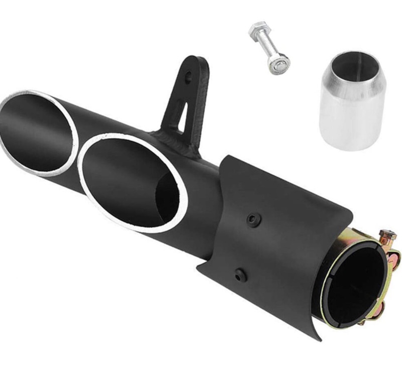 Photo 1 of Motorcycle Dual - Outlet Exhaus Tail Pipe Muffler TailPipe Tip for Yamaha