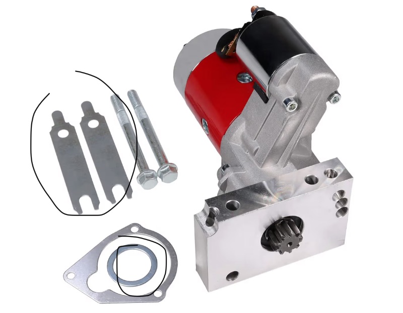 Photo 1 of High Torque 3 HP 9 Tooth Mini Starter w/ 153/168 Tooth FLYWHEELS for Small/Big Block - Replacement for Chevy BBC SBC