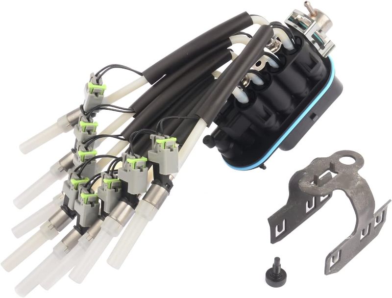 Photo 1 of FJ504 Spider Fuel Injector wi/ 8 Cylinder Compatible with Chevy Pickup V8 5.0L 5.7L 1996-2000 25340347 17114163 FJ10566
