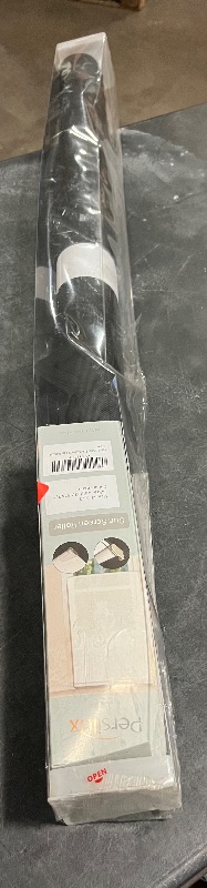 Photo 1 of Persilux Free-Stop Cordless Solar Blinds for Window Shades Light Filtering Roller Shades (34.5"W x 72"H) UV Protection Flame Retardant 5% Openness Sheer Shades for Windows Patio Easy to Install Black
