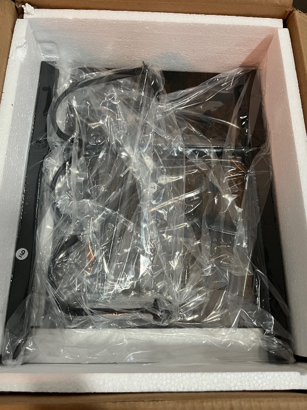 Photo 1 of Bar Cart,Home Bar Serving Cart with Storage Shelves, 2 Tier Rolling Beverage Cart with Wheels, Modern Wine Cart with Wine Rack and Glass Holder for Kitchen, Living Room,Dinning Room,Brown
