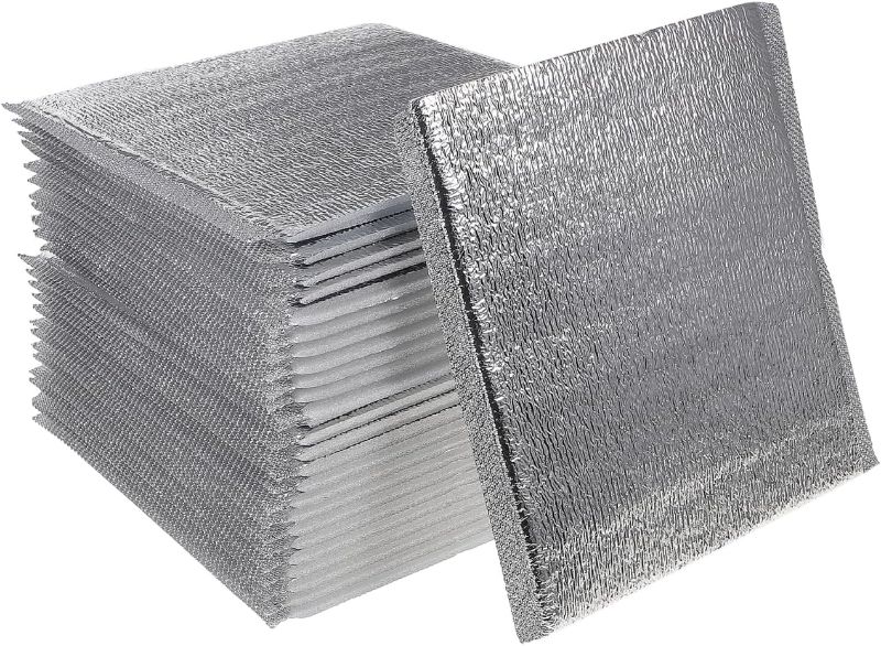 Photo 1 of 25 Pack Reusable Insulation Bags, Thermal Box Liners for Cold and Hot Food, Insulated Shipping Mailers Envelope Bags for Lunch Food Bento Camping Picnic
