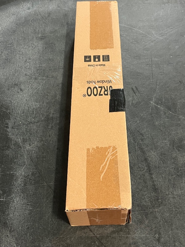 Photo 1 of Gold Curtain Rods 28 to 48 Inches(2.3-4 Feet),Decorative 3/4 Inch Diameter Drapery Rods,With Square Finials,Size:18''-45'',Brass Gold
