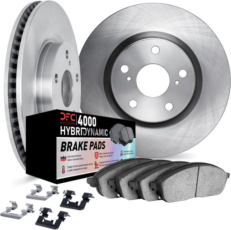 Photo 1 of Dynamic Friction Company Brake Kit For 2004 Chrysler PT Cruiser| Front 4000 HybriDynamic Brake Pads and Rotors Kit|Hardware included
