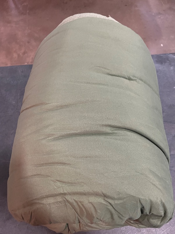 Photo 1 of Queen Comforter Set- 7 Pieces Soft Olive Green Bed in a Bag with Fitted Sheet, Flat Sheet, 2 Pillow Shams, and 2 Pillowcases- Warm Bedding Sets Queen for All Season