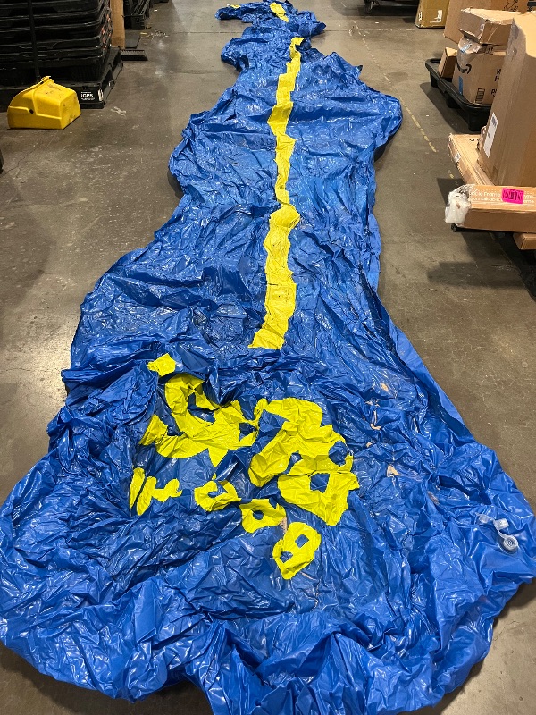 Photo 1 of Hole with Tape* Backyard Blast - 30' Waterslide with Square Splash Zone - Easy to Setup - Extra Thick to Prevent Rips & Tears