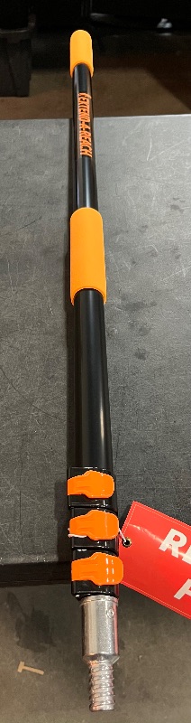 Photo 1 of 4-12 ft Long Telescopic Extension Pole // Multi-Purpose Extendable Pole with Universal Twist-on Metal Tip // Lightweight and Sturdy // Best Telescoping Pole for Painting, Dusting and Window Cleaning