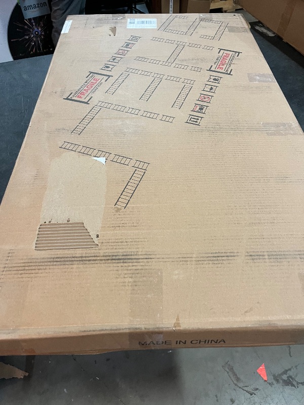 Photo 1 of 4NM No Assembly 6 Tiers Folding Bookshelf Storage Shelves Vintage Bookcase Standing Racks Study Organizer Home Office (All White)
