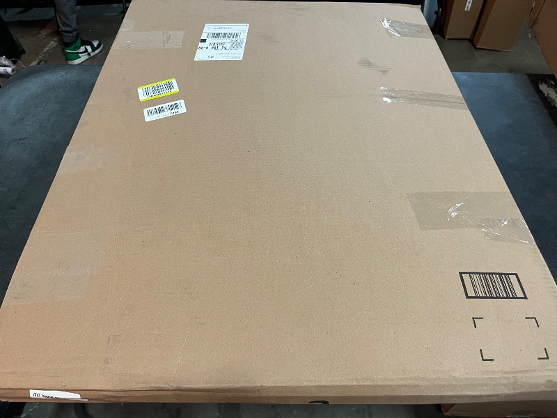 Photo 1 of 4NM No Assembly 6 Tiers Folding Bookshelf Storage Shelves Vintage Bookcase Standing Racks Study Organizer Home Office (All White)
