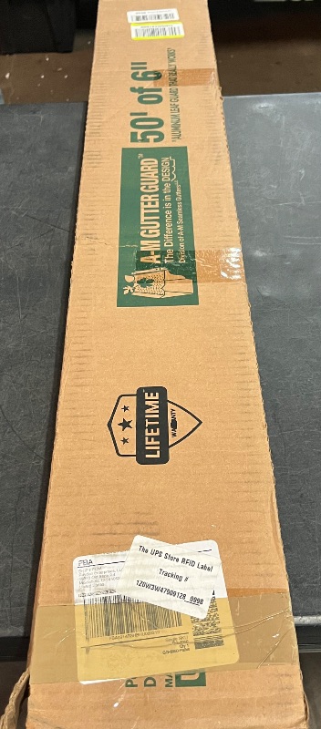 Photo 1 of A-M Gutter Guard – Premium Heavy-Duty Aluminum Leaf & Debris Protection, Lifetime Quality (6 Inch - 100 Feet, Mill Finish) - DIY Easy - Made in The USA

