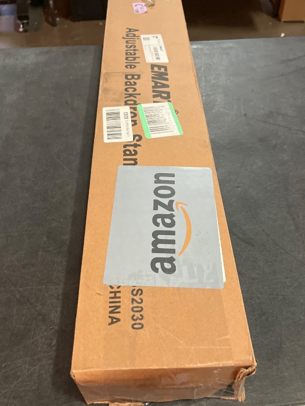 Photo 1 of EMART Backdrop Stand 10x7ft(WxH) Photo Studio Adjustable Background Stand Support kit with 2 Crossbars, 8 Clamps, 2 Sandbags and Carry Bag for Parties, Events Decoration, Wedding, Photography
