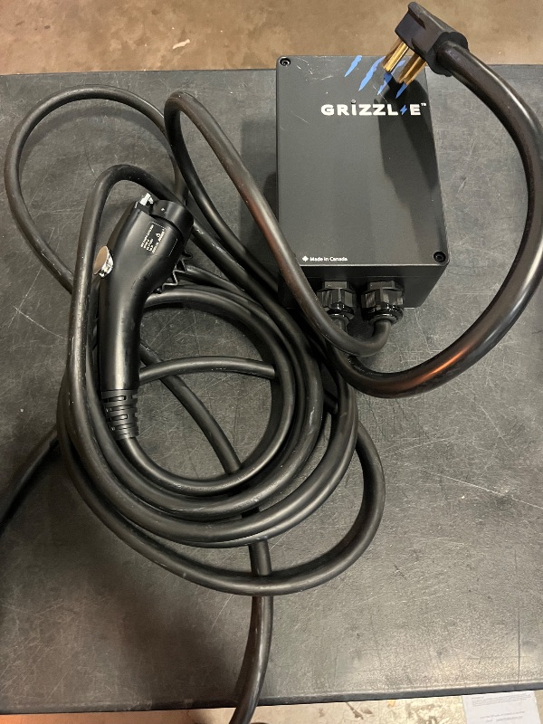 Photo 1 of Grizzl-E Smart Level 2 240V / 40A Electric Vehicle (EV) Charger, Metal Case UL Tested and Certified, Energy Star, Indoor/Outdoor Electric Car Fast Charging Station, NEMA 14-50, Black
