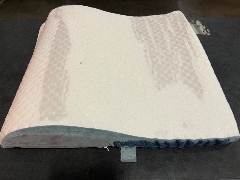 Photo 1 of 4PCS Orthopedic Bed Wedge Pillow Set for Sleeping, Post Surgery Foam Support Pillows for Back, Neck and Leg Pain Relief, Adjustable Triangle Pillow – Acid Reflux, GERD & Snoring Recovery, White Grey
