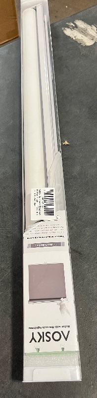 Photo 1 of AOSKY Cordless Roller Shades Blackout Blinds for Windows Room Darkening Rolled Up Shades with Spring System, UV Protection Window Shades Door Blinds for Home and Office (30" W x 72" H, White)
