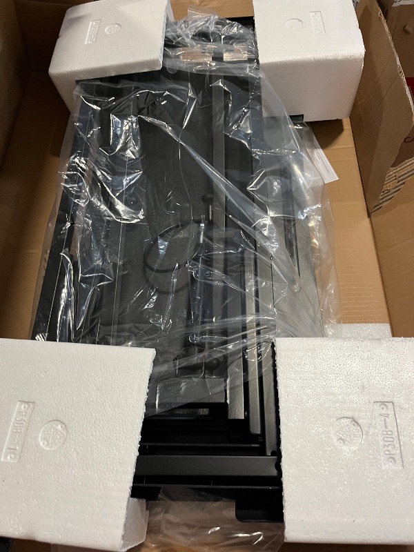 Photo 1 of FITUEYES Height Adjustable Standing Desk 32” Wide Sit to Stand Converter Stand Up Desk Tabletop Workstation for Dual Monitor Riser FSD308001WB
