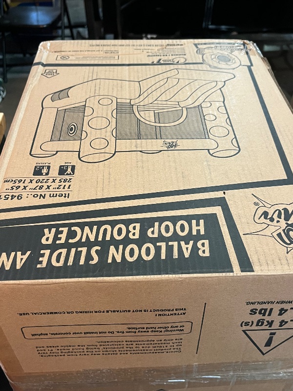 Photo 1 of ACTION AIR Bounce House, Inflatable Bounce House with Air Blower, Bouncy Castle with Durable Sewn and Extra Thick, Family Backyard Jump House, Great Gift for Kids
