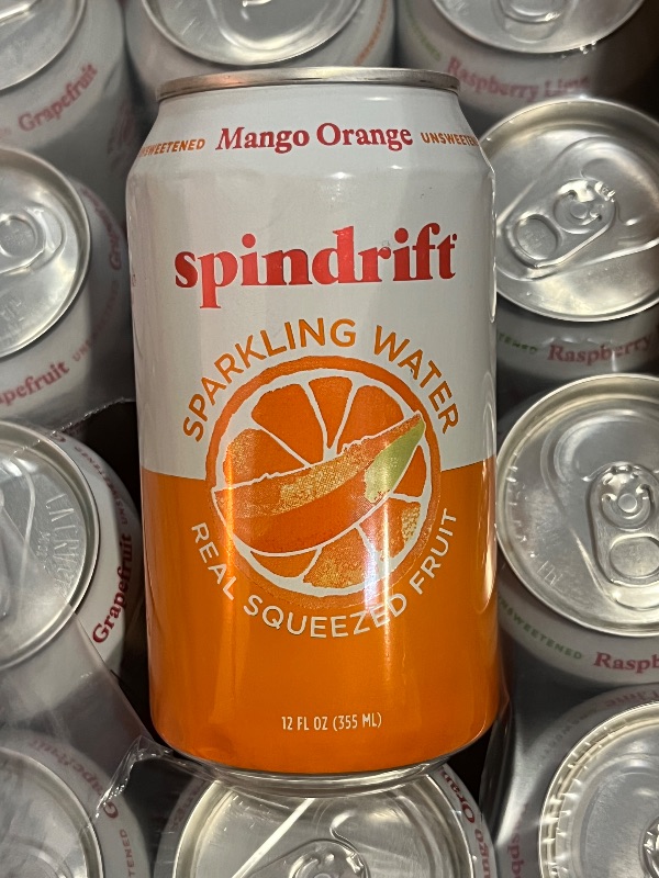 Photo 1 of Expire 08/17/26 Spindrift Sparkling Water, 4 Flavor Variety Pack, Made with Real Squeezed Fruit, 12 Fl Oz (Pack of 20)