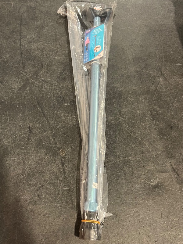 Photo 1 of Carex Soft Grip Walking Cane with Strap, Anti-Slip Walking Cane for Easy Maneuvering, Walk Stick for Seniors & Adults with Added Support and Adjustable for Balance, Supports up to 250 lbs, Blue
