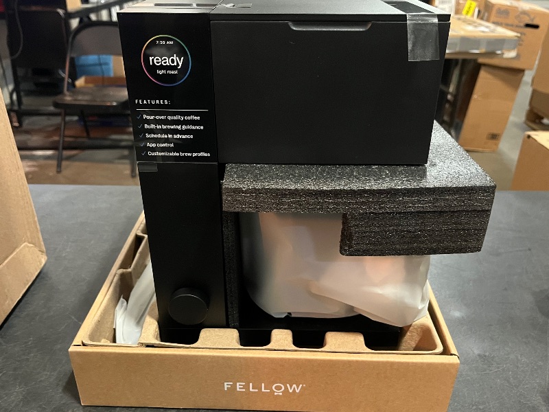 Photo 1 of Fellow Aiden Precision Coffee Maker - 10-Cup Thermal Carafe, Built-In Brewing Guidance, Scheduling, Removable Water Tank, Matte Black
