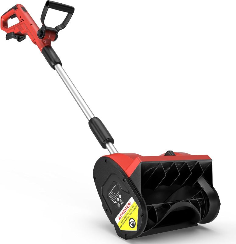 Photo 1 of 12" Cordless Snow Shovel (NO Battery) Compatible with Milwaukee 18V Battery, Electric Snow Shovel with Directional Plate & Adjustable Front Handle, Cordless Snow Blower for Driveway/Patio/Sidewalk
