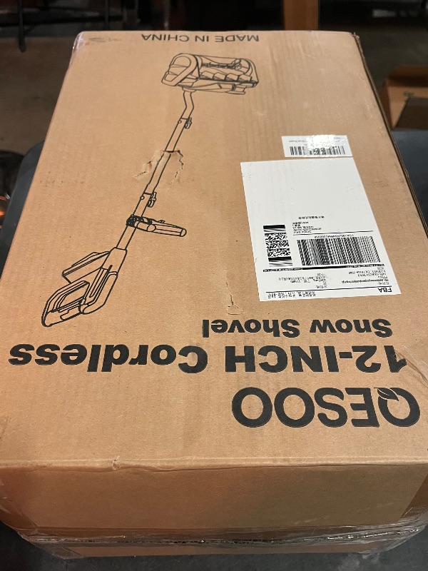 Photo 1 of 12" Cordless Snow Shovel (NO Battery) Compatible with Milwaukee 18V Battery, Electric Snow Shovel with Directional Plate & Adjustable Front Handle, Cordless Snow Blower for Driveway/Patio/Sidewalk
