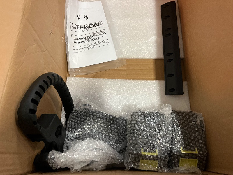 Photo 1 of 40V Brushless Cordless Snow Shovel, 13-Inch Electric Snow Blower with 2X 4.0Ah Batteries & Charger, Battery-Powered Snow Removal with 16.5FT Throw Distance for Patio, Deck, Driveway,Green
