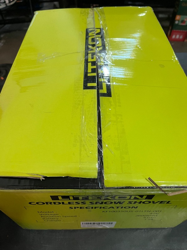 Photo 1 of 40V Brushless Cordless Snow Shovel, 13-Inch Electric Snow Blower with 2X 4.0Ah Batteries & Charger, Battery-Powered Snow Removal with 16.5FT Throw Distance for Patio, Deck, Driveway,Green
