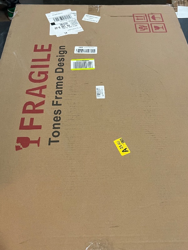 Photo 1 of 24x36 Poster Frame Gold Metal Photo Picture Frames Shiny Brushed Aluminum, Poster Frames 24 x 36 inches for Art Gallery Wall Tabletop Decor
