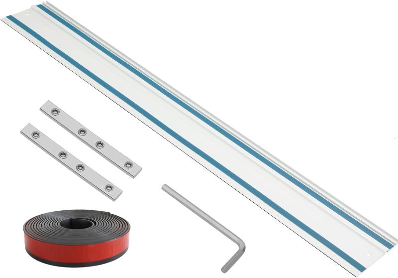 Photo 1 of 194368-5 55"Track saw Guide Rail for Makita.Includes 55" for Makita Guide Rail,2 Rail Connectors and Guide Rails Strip Bar. Track Saw Can't Dance on Guide Rail. (55in guide rail)
