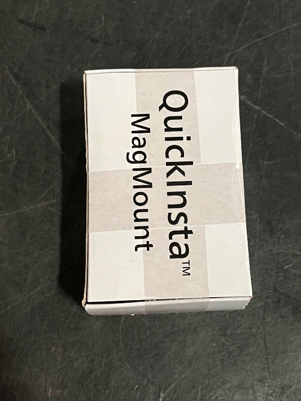 Photo 1 of REGAL estate QuickInsta MagMount No Tools No Drill Cordless 1" Magnet Mini Blinds for Metal Steel Doors, 25" W x 42" H, White
