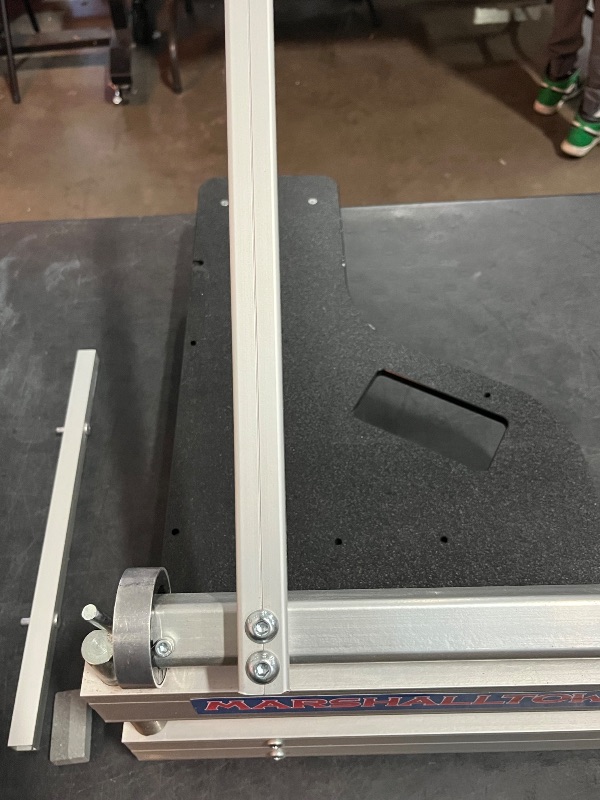 Photo 1 of MARSHALLTOWN Ultra-Lite Flooring Cutter 9", Made in The USA, Cuts Vinyl Plank, Laminate, Engineered Hardwood, Siding, and More - Honing Stone Included
